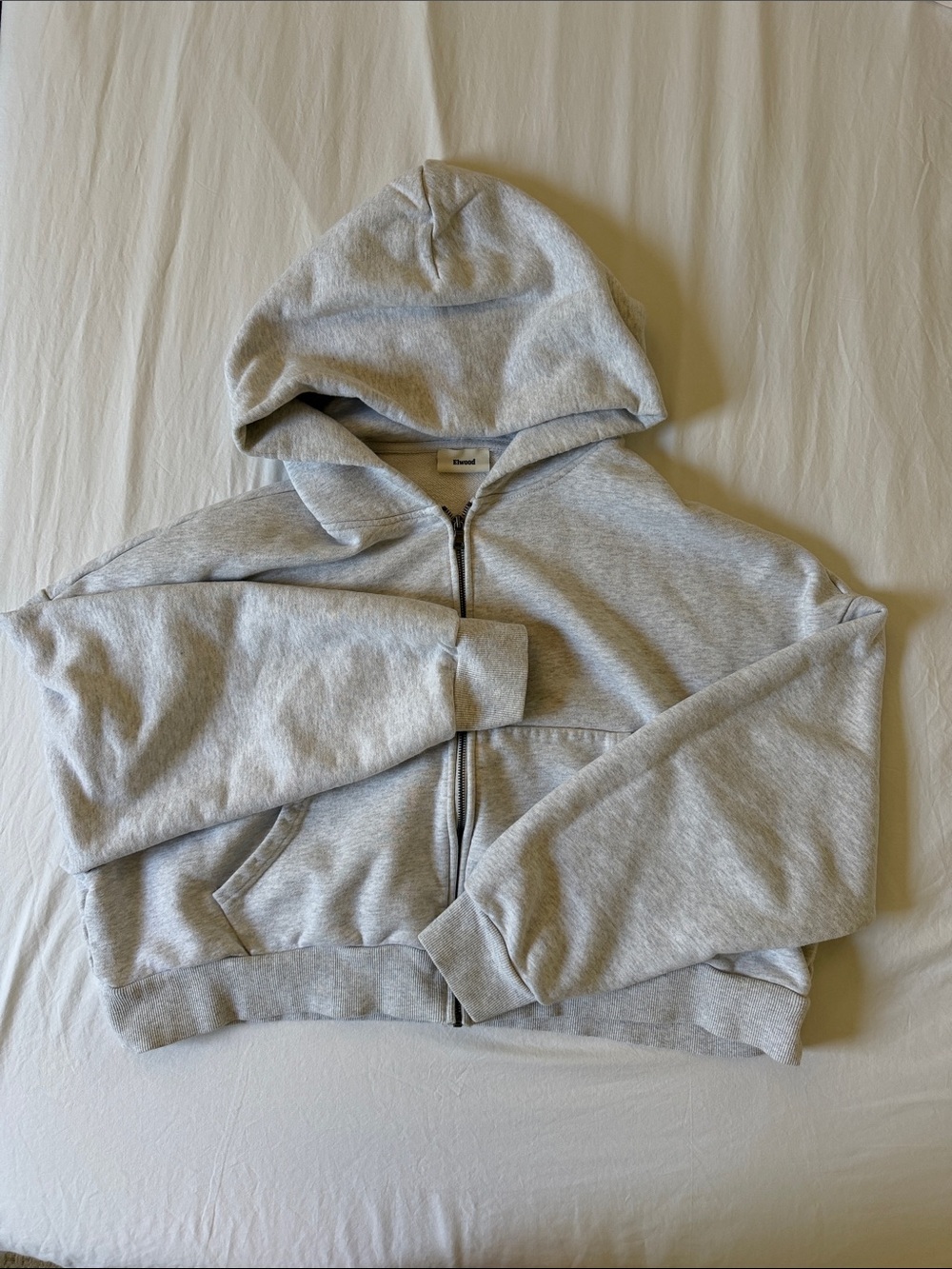 Elwood rectangle zip-up hoodie